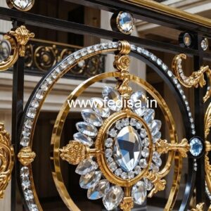 Decorative Brass Crystal Railing Ideas CR-0010