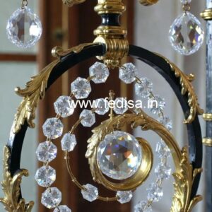 Custom Brass Crystal Railing for Interiors CR-0012