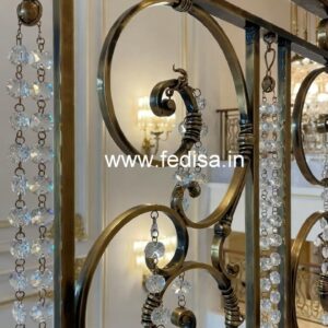 Modern Luxury Brass Crystal Railings CR-0013