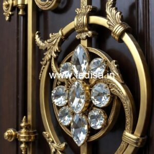 Glass & Brass Crystal Railing Combo Designs CR-0026