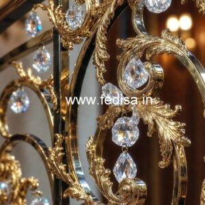 Luxury Interior Railings with Brass Crystal CR-0028