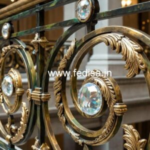 Classic Home Brass Crystal Railings CR-0031