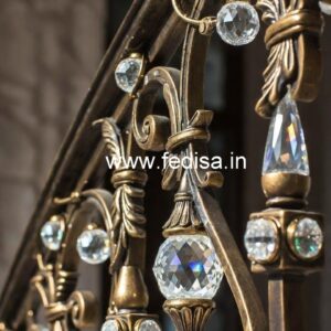 Luxury Brass Railings with Crystal Detailing CR-0037
