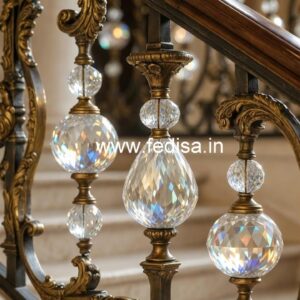 Elegant Brass Crystal Designs for Homes CR-0053