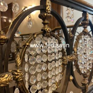 Interior Design Ideas with Brass Crystal Railing CR-0061