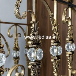 High-Class Brass Crystal Railings CR-0081