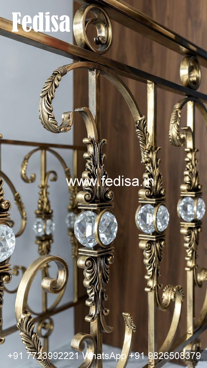 High-Class Brass Crystal Railings CR-0081