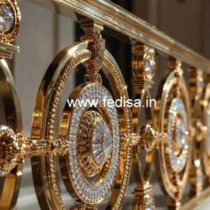 Artistic Home Brass Crystal Railings CR-0095