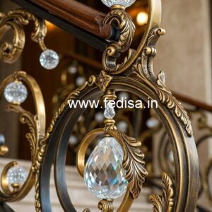 High-End Brass Crystal Railing Concepts CR-0109