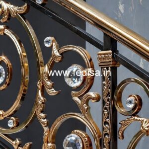 Stylish Brass Crystal Railing Inspiration CR-0116
