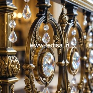 Stylish Brass Crystal Interior Designs CR-0146