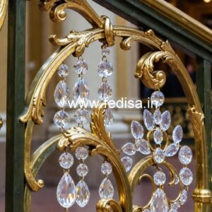 Classic Brass Crystal Railing Inspiration CR-0155