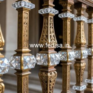 Premium Brass Crystal Railing Trends CR-0166