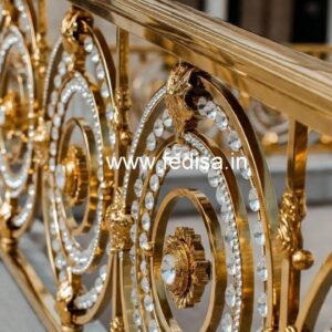 Elegant Brass Crystal Railings for Home Decor CR-0181