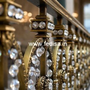 Modern Home Brass Crystal Railing Ideas CR-0218