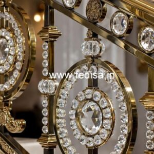 Luxury Brass Crystal Staircase Inspiration CR-0230