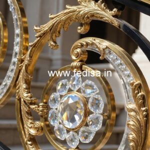 Luxury Brass Crystal Railings for Decor CR-0240