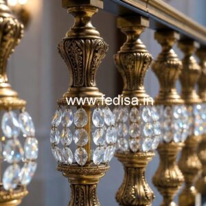 Premium Brass Crystal Railings for Luxury Design CR-0247
