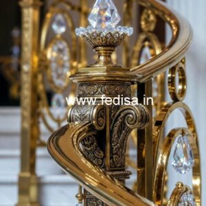 Trending Brass Crystal Railing Ideas CR-0253