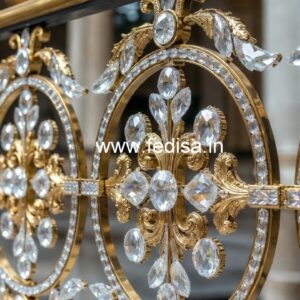Royal Brass Crystal Railings for Premium Homes CR-0285