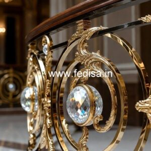 Royal Brass Crystal Railings for Modern Villas CR-0293