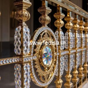 Unique Brass Crystal Railing Concepts CR-0318