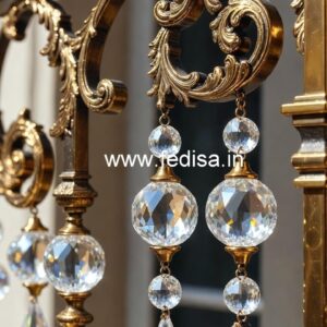 Classic Home Brass Crystal Railings CR-0335