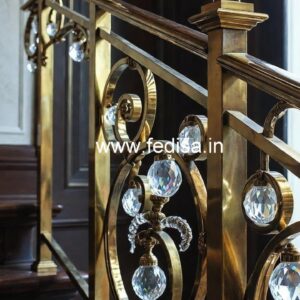 Royal Staircase Brass Crystal Designs CR-0384