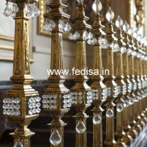 High-Class Brass Crystal Railings CR-0385