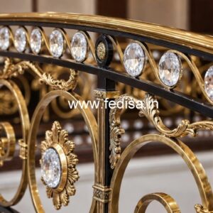 High-End Brass Crystal Railing Concepts CR-0413