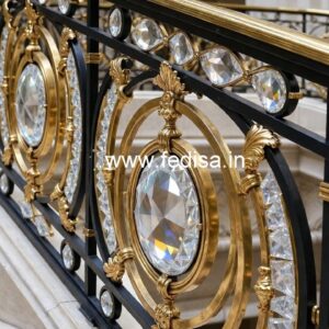 Premium Brass Crystal Staircase Decor CR-0419