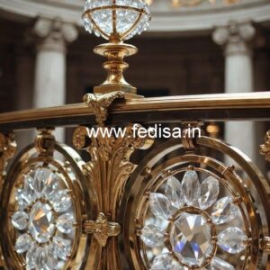 Royal Style Brass Crystal Railings CR-0425