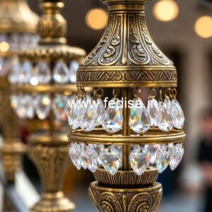 Stylish Brass Crystal Railing for Modern Homes CR-0469