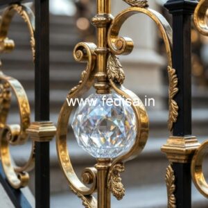 Premium Brass Crystal Railing Trends CR-0470