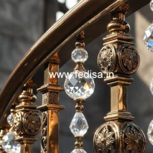 Premium Brass Crystal Railings for Design Ideas CR-0493