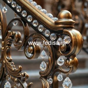Artistic Brass Crystal Railing Concepts CR-0511