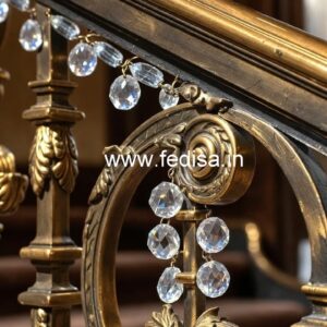 Designer Brass Crystal Staircase Concepts CR-0521