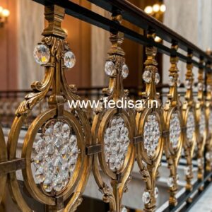 Modern Home Brass Crystal Railing Ideas CR-0522