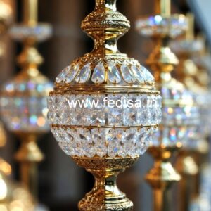 Designer Brass Crystal Railings for Duplex CR-0524