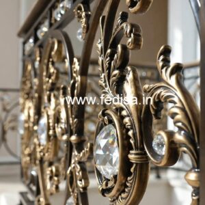 Luxury Brass Crystal Railings for Interior Design CR-0539