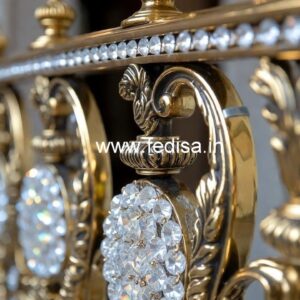 Luxury Brass Crystal Railings for Decor CR-0544