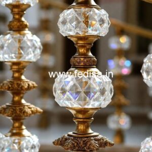 Premium Brass Crystal Railings for Stair Design CR-0575
