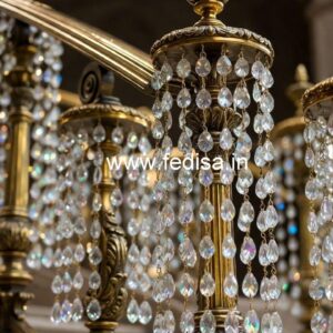 Premium Brass Crystal Railings for Modern Interiors CR-0585