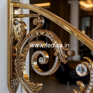 Premium Brass Crystal Railings for Stylish Interiors CR-0593