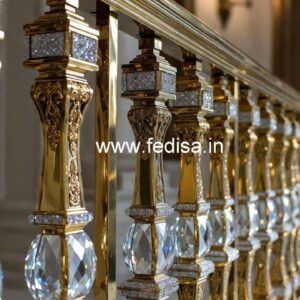 Stunning Brass Crystal Railing Inspiration CR-0616