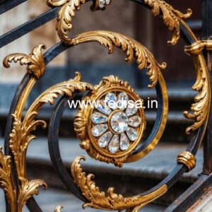 Decorative Brass Crystal Railing Ideas CR-0618