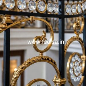 Classic Home Brass Crystal Railings CR-0639