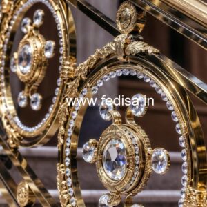 Classic Luxury Brass Crystal Railings CR-0668