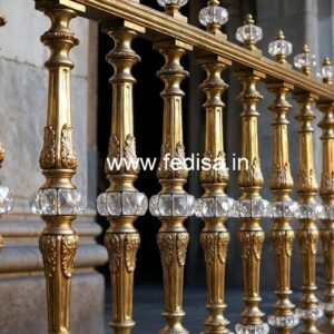 Classic Interior Brass Crystal Railings CR-0685