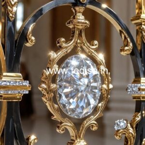High-Class Brass Crystal Railings CR-0689